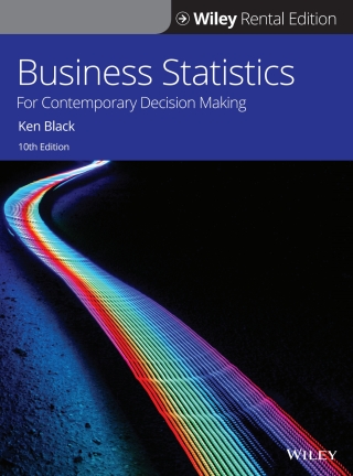 Cover image: Business Statistics, Tenth Edition WileyPLUS Single-term 10th edition 9781119650966