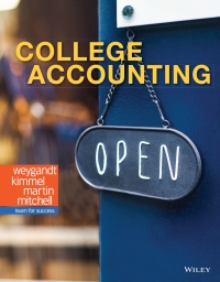 Cover image: College Accounting, WileyPLUS Single-term 1st edition 9781119661825