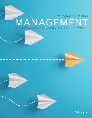 Cover image: Management, Canadian Edition WileyPLUS Single-term 5th edition 9781119715191