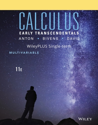 Cover image: Calculus: Multivariable, 11e WileyPLUS Single-term 11th edition 9781119761266