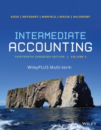 Cover image: Intermediate Accounting, Canadian Edition Volume 2, WileyPLUS Multi-term 13th edition 9781119780632