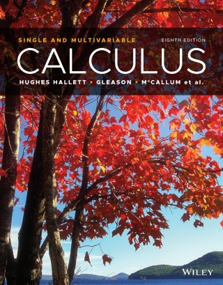 Cover image: Calculus: Single and Multivariable 8th Edition WileyPLUS Single-term 8th edition 9781119783732