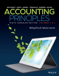 Cover image: Accounting Principles, Canadian Edition, Volume 1 and Volume 2, WileyPLUS Multi-term 9th edition 9781119786603