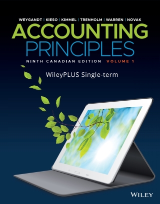 Cover image: Accounting Principles, Volume 1, 9CE WileyPLUS Single-term 9th edition 9781119786856