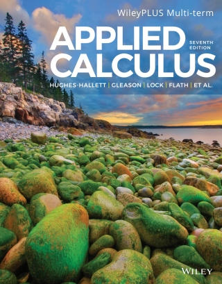 Cover image: Applied Calculus, WileyPLUS Multi-term 7th edition 9781119798972