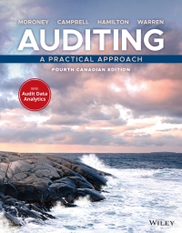 Cover image: Auditing: A Practical Approach, Canadian Edition WileyPLUS Multi-term 4th edition 9781119802969