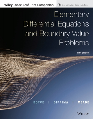 Cover image: Elementary Differential Equations and Boundary Value Problems, Eleventh Edition WileyPLUS Multi-term 11th edition 9781119812661
