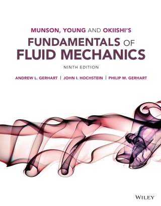 Cover image: Fundamentals of Fluid Mechanics, WileyPLUS Multi-term 9th edition 9781119840572