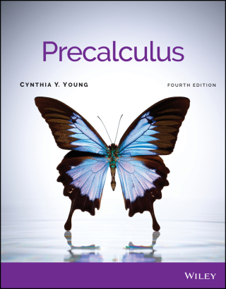 Cover image: Precalculus, WileyPLUS Multi-term 4th edition 9781119903284