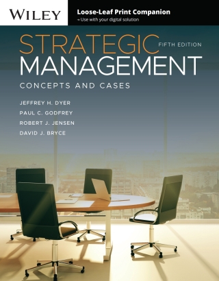 Cover image: Strategic Management: Concepts and Cases, 5e WileyPLUS Single-term 5th edition 9781394161904