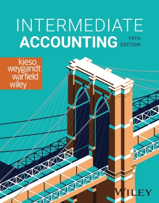 Cover image: Intermediate Accounting, WileyPLUS Single Term 19th edition 9781394254439