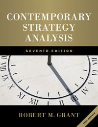 Cover image: Contemporary Strategy Analysis - Text version 7th edition 9780470747100