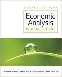 Cover image: Economic Analysis in Healthcare 2nd edition 9781119951490
