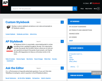 Cover image: AP Stylebook Online 56th edition 9780917360701