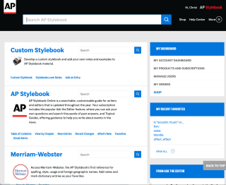 Cover image: AP Stylebook Online w/ Merriam-Webster 57th edition 9780917360718
