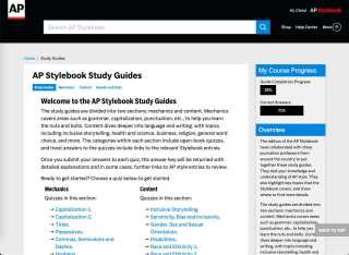 Cover image: AP Stylebook Study Guides 1st edition 9798985136821