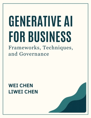 Imagen de portada: Generative AI for Business: Frameworks, Techniques, and Governance 1st edition 9798999716101