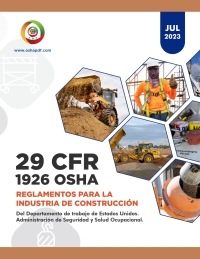 Cover image: Spanish OSHA 1926 Construction Industry July 2023 Book 1st edition 9798889210078