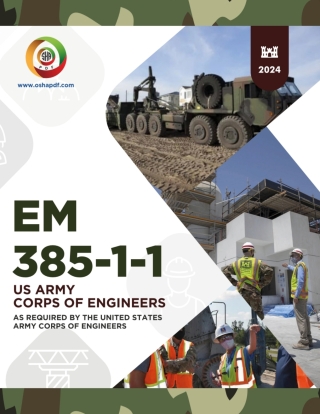 Cover image: EM 385 1-1 2024 Edition - Safety and Health Requirements 1st edition 9798889210948