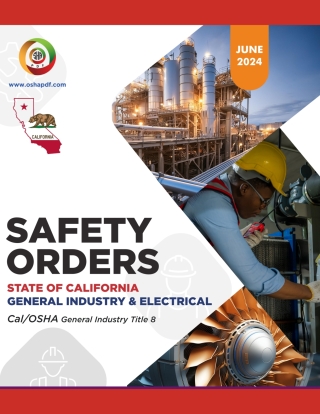 Omslagafbeelding: CAL/OSHA General Industry June 2024 Book 1st edition 9798889212867