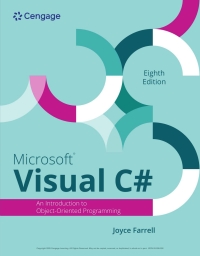 Cover image: Microsoft Visual C#: Introduction to Object Oriented Programming 8th edition 9798214001906