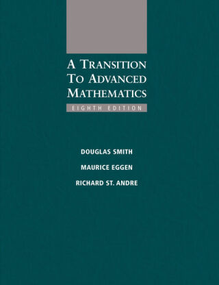 Cover image: A Transition to Advanced Mathematics 8th edition 9781285463261