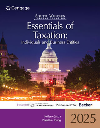 Cover image: South-Western Federal Taxation 2025: Essentials of Taxation: Individuals and Business Entities 28th edition 9780357989197