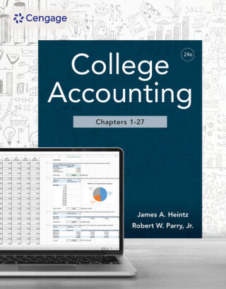 Cover image: College Accounting, Chapters 1-27 24th edition 9780357989388