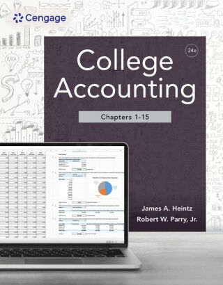Cover image: College Accounting, Chapters 1-15 24th edition 9780357989692