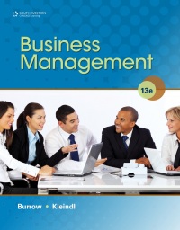 Cover image: Business Management 13th edition 9781111571726