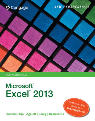Cover image: New Perspectives on Microsoft®Excel® 2013, Comprehensive 1st edition 9781285169330