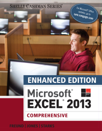 Cover image: Enhanced MicrosoftExcel 2013 1st edition 9781305501171
