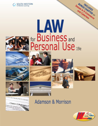 Cover image: Law for Business and Personal Use, Copyright Update, Student Edition 19th edition 9781305653009