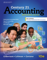 Cover image: Century 21 Accounting: Multicolumn Journal, Copyright Update 10th edition 9781305947696