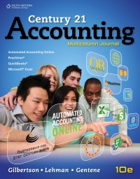 Cover image: Century 21 Accounting: Multicolumn Journal 10th edition 9780840064653