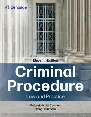 Cover image: Criminal Procedure: Law and Practice 11th edition 9780357763636