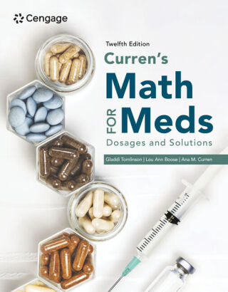 Cover image: Curren's Math for Meds: Dosages and Solutions 12th edition 9780357768075