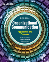 Cover image: Organizational Communication: Approaches and Processes 8th edition 9798214135779