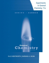 Cover image: Lab Manual Experiments in General Chemistry 11th edition 9781305944985