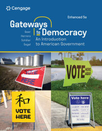 Cover image: Gateways to Democracy: An Introduction to American Government, Enhanced 5th edition 9780357794876