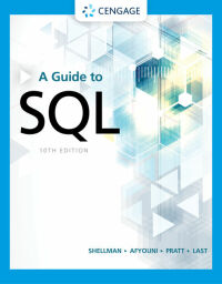 Cover image: A Guide to SQL 10th edition 9780357361689