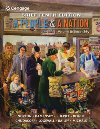 Cover image: A People and a Nation, Volume II: Since 1865, Brief Edition 10th edition 9781285430867