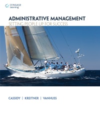 Cover image: Administrative Management: Setting People Up for Success 1st edition 9781133365174