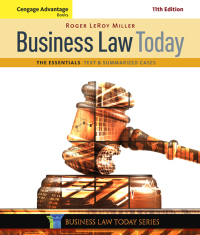 Cover image: Cengage Advantage Books: Business Law Today, The Essentials: Text and Summarized Cases 11th edition 9781305574793