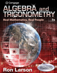 Cover image: Algebra and Trigonometry: Real Mathematics, Real People 7th edition 9781305071735