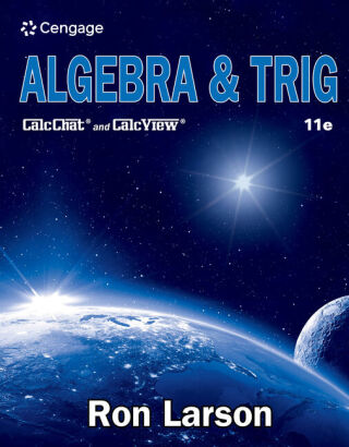 Cover image: Algebra & Trig 11th edition 9780357452080