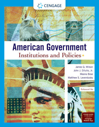 Cover image: American Government: Institutions and Policies, Enhanced 16th edition 9780357136300