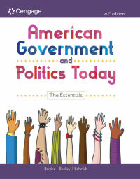 Cover image: American Government and Politics Today: The Essentials 20th edition 9780357458426