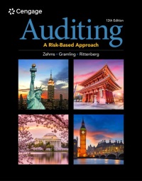 Cover image: Auditing: A Risk-Based Approach 12th edition 9780357721872