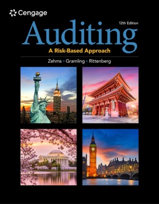 Imagen de portada: Auditing: A Risk-Based Approach 12th edition 9780357721872
